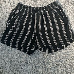 Black and White Briggs Shorts